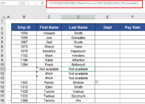 IFERROR and vLookup combined!