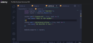 an GUI interface from Colt Steele's Web dev course